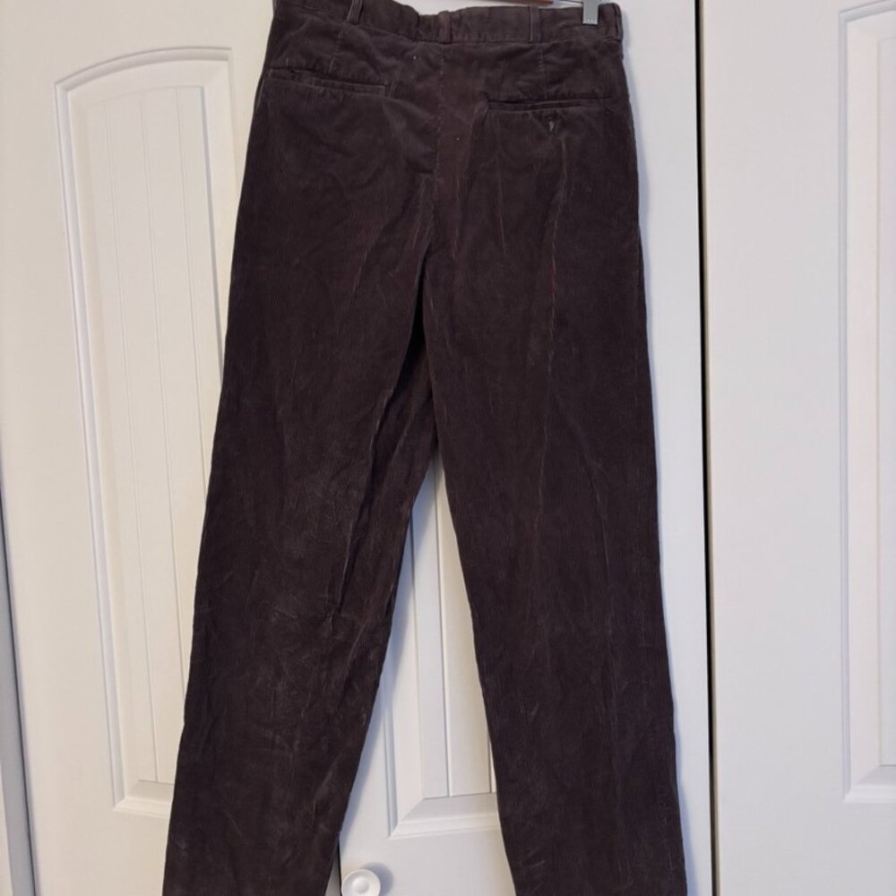 Vintage brown Corduroy pants with pleats